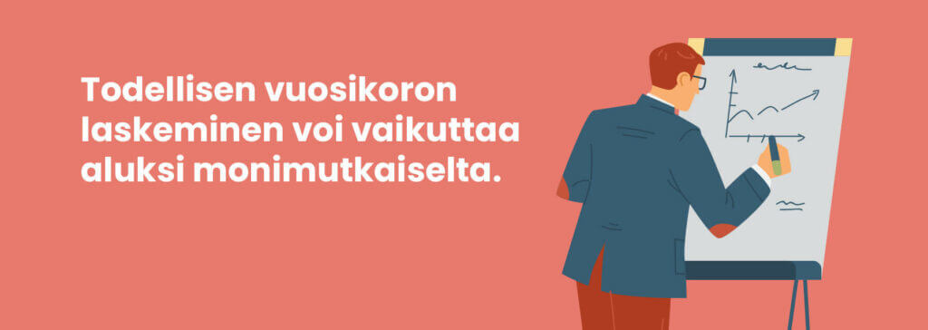 Lainan todellisen vuosikoron laskukaavan oppiminen vaatii harjoittelua.